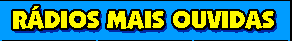 rádios mais ouvidas